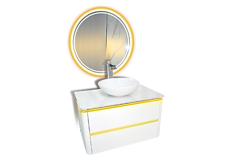 CJ. MOVEL ""AURA"" C/ LED 60CM