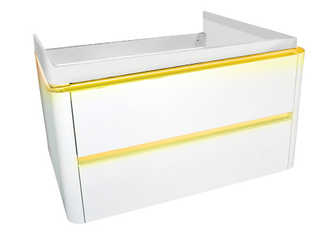 CJ. MOVEL ""AURA"" C/ LED 100CM