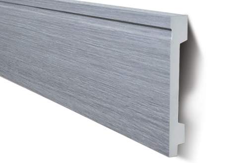 RODAPÉ CINZA 2400x80x15mm UN
