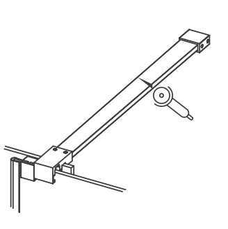 SUPORTE FIXACAO RECTA 1200MM